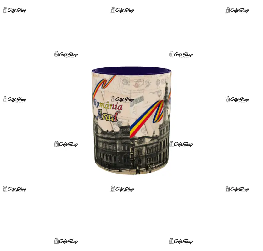 Arad romania, cana ceramica, 330ml, model cgs1759